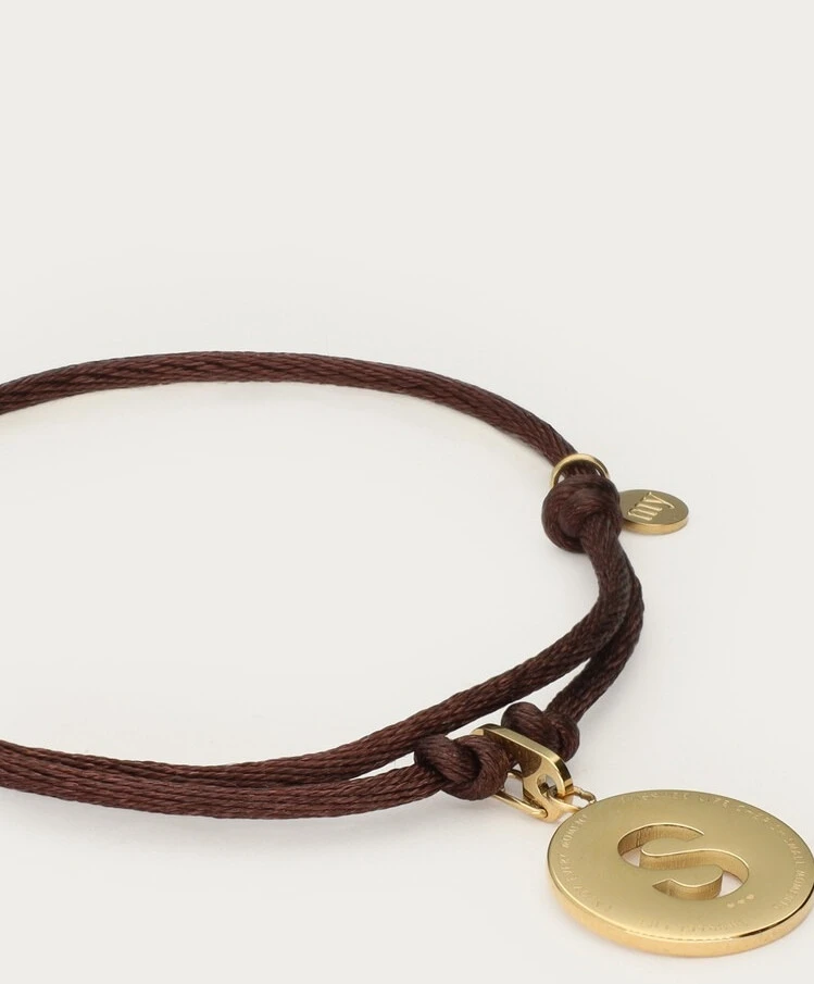 My Jewellery Armband Rope Brown