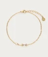 My Jewellery Armband Tiny Strass Pearl Charm