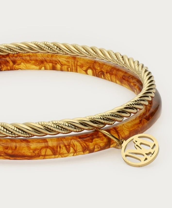 My Jewellery Bangle Thin Brown
