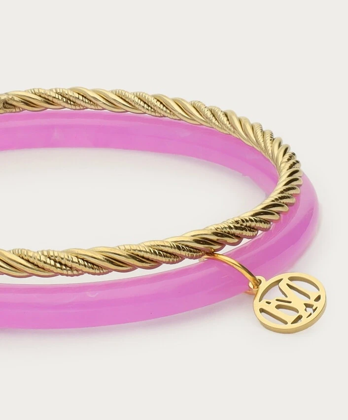 My Jewellery Bangle Thin Fuchsia