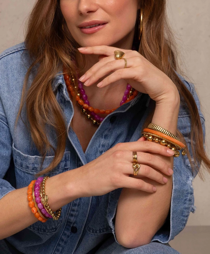 My Jewellery Bangle Thin Orange