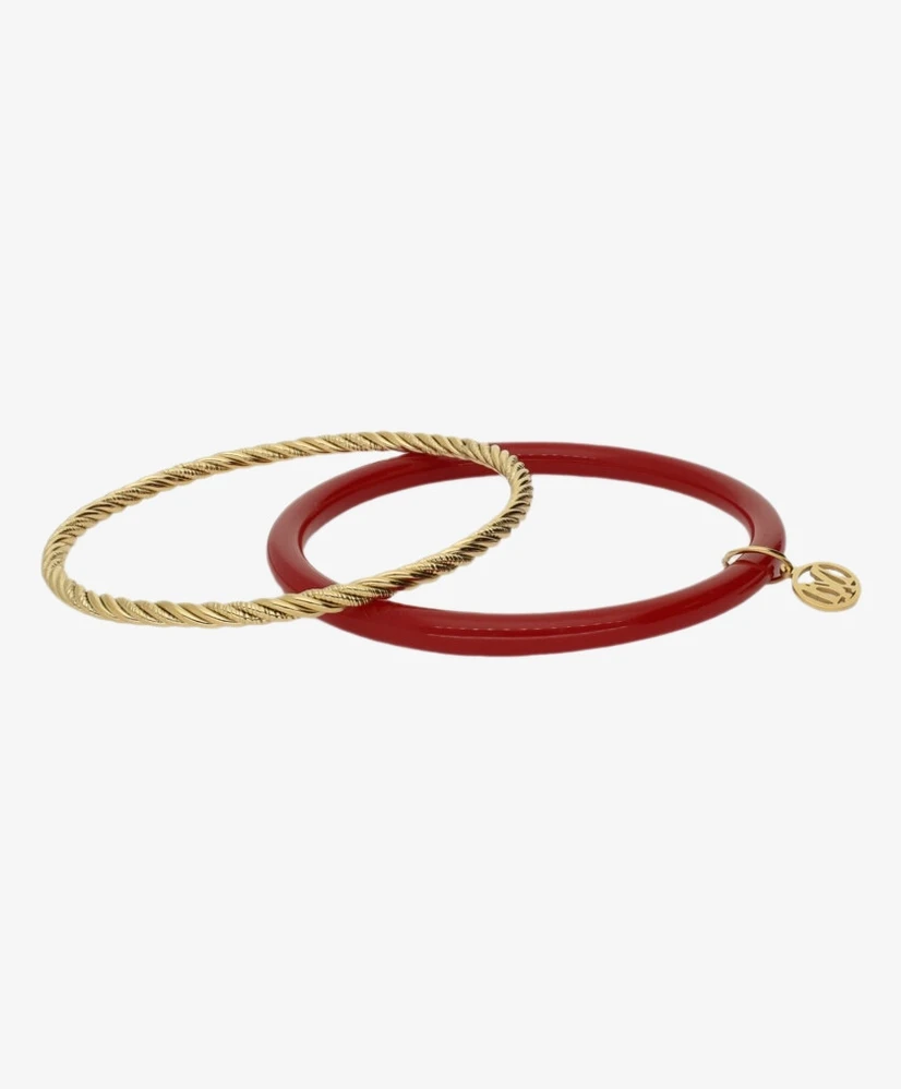 My Jewellery Bangle Thin Red