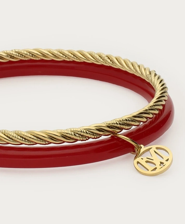 My Jewellery Bangle Thin Red