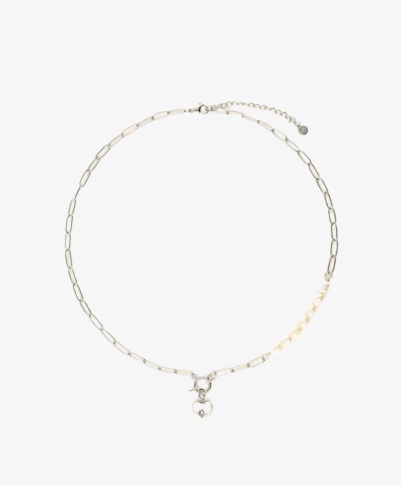 My Jewellery Ketting Chain Pearls Heart