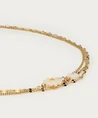 My Jewellery Ketting Dubble Chain Flower