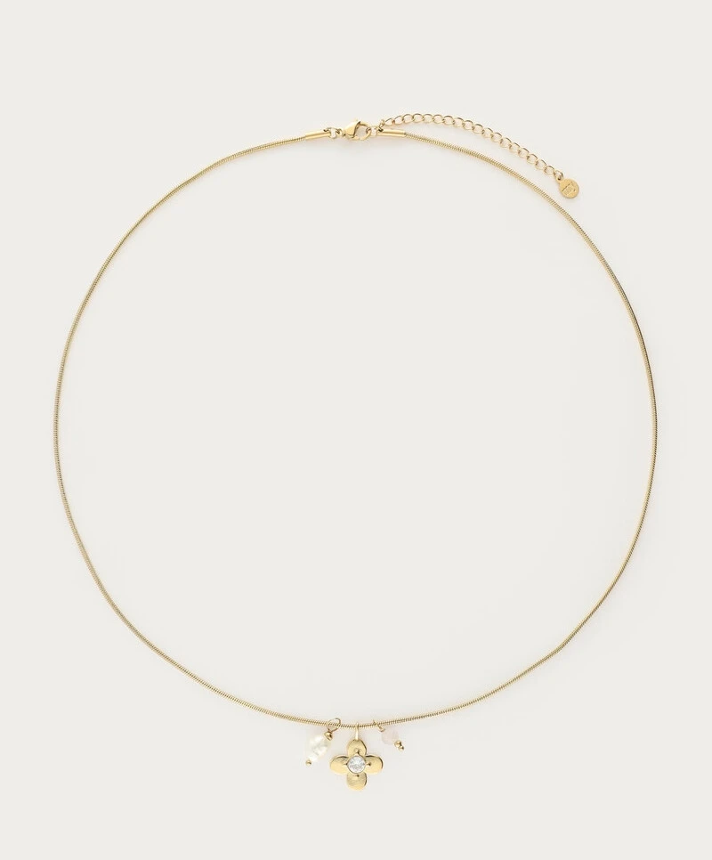My Jewellery Ketting Flower Strass