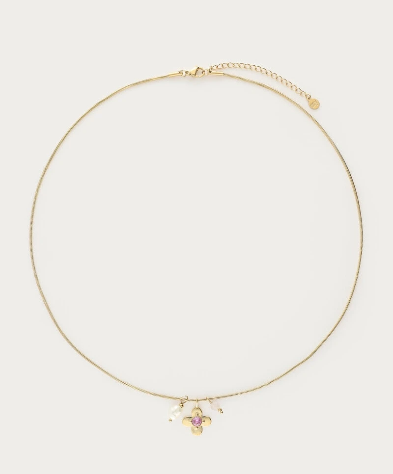 My Jewellery Ketting Flower Strass