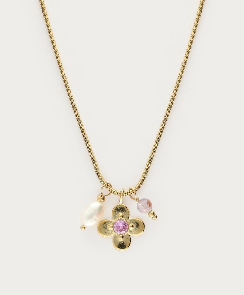 My Jewellery Ketting Flower Strass