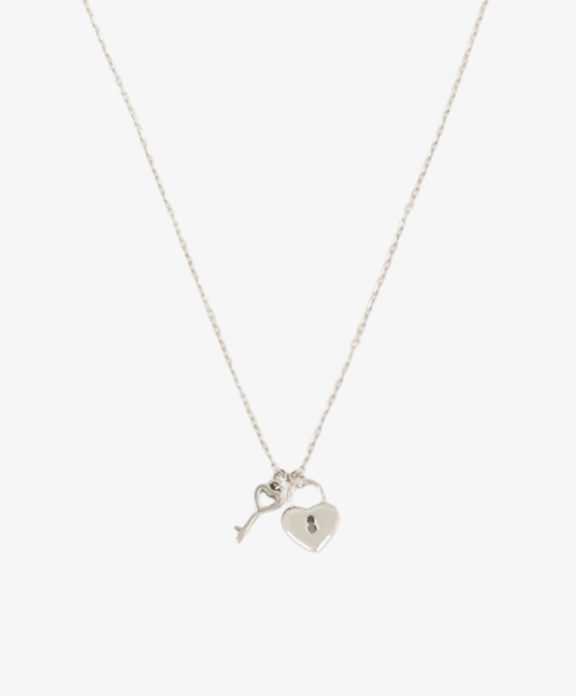 My Jewellery Ketting Hartje Slot Sleutel
