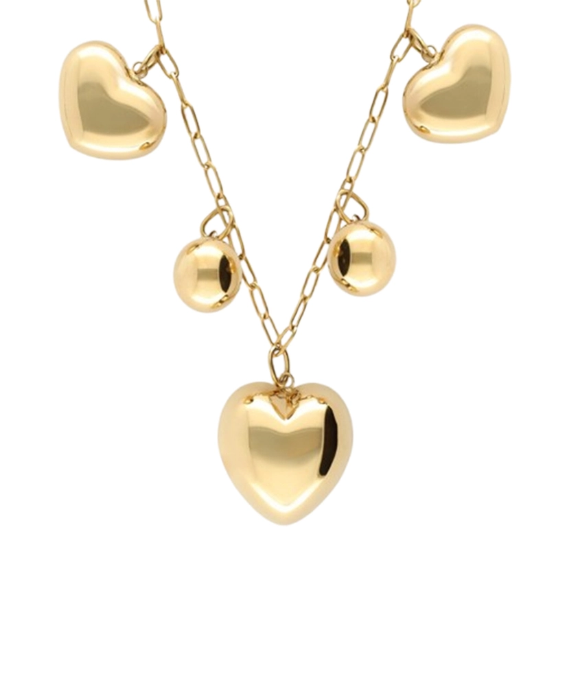 My Jewellery Ketting Hartjes Bolletjes