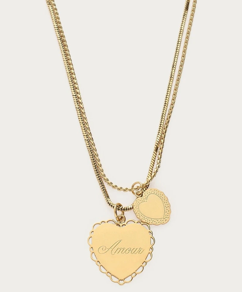 My Jewellery Ketting Hearts Dubble