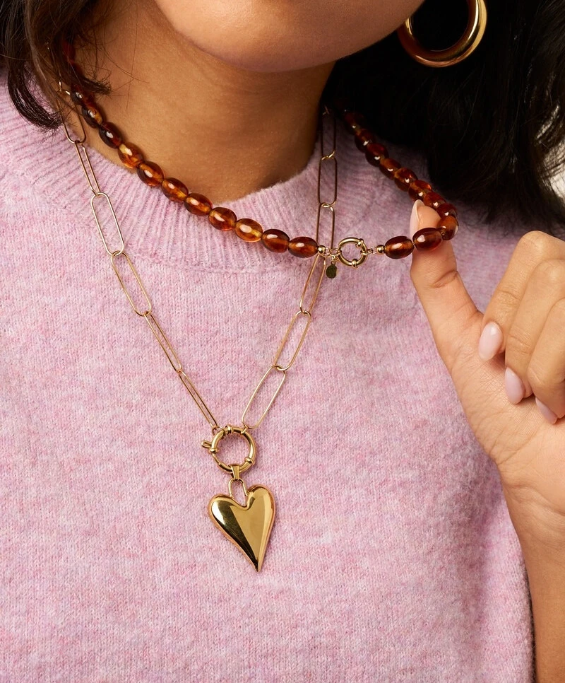 My Jewellery Ketting Kralen Brown