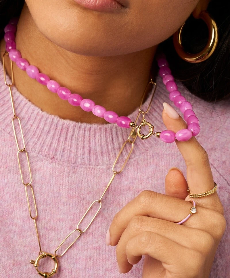 My Jewellery Ketting Kralen Fuchsia