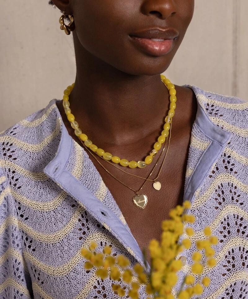 My Jewellery Ketting Kralen Yellow