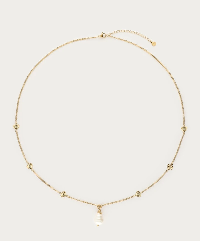 My Jewellery Ketting Long Pearl Hearts