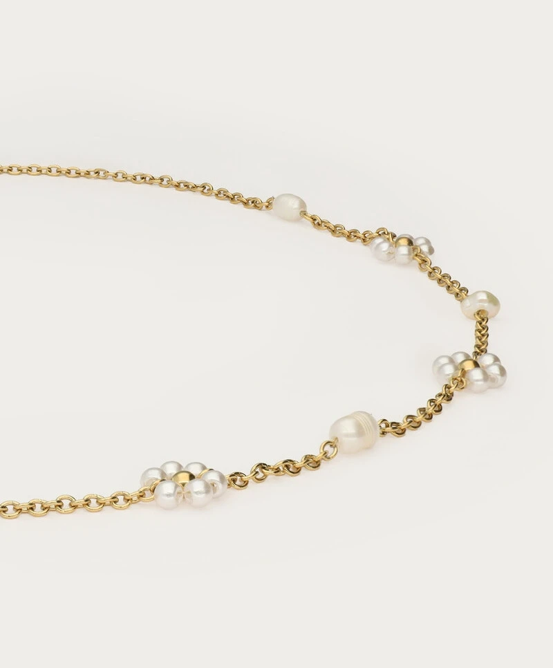 My Jewellery Ketting Pearl Flowers