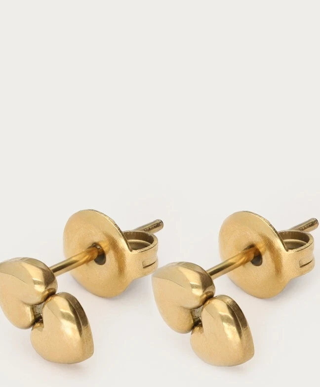 My Jewellery Oorbellen Dubbel Hart