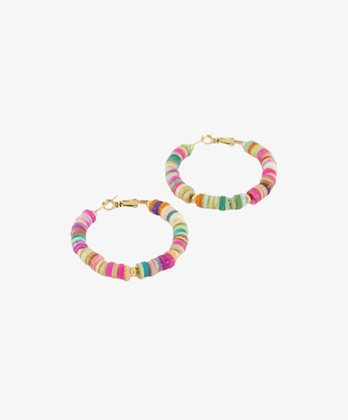 My Jewellery Oorbellen hoops Colourful Beads