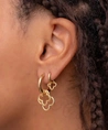 My Jewellery Oorbellen Hoops Double Clover