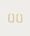 My Jewellery Oorbellen Square Strass Hoop Midi