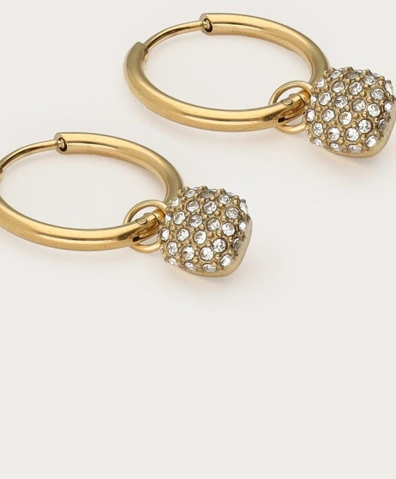 My Jewellery Oorbellen Strass Square
