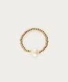 My Jewellery Ring Dots Pearl Elastic