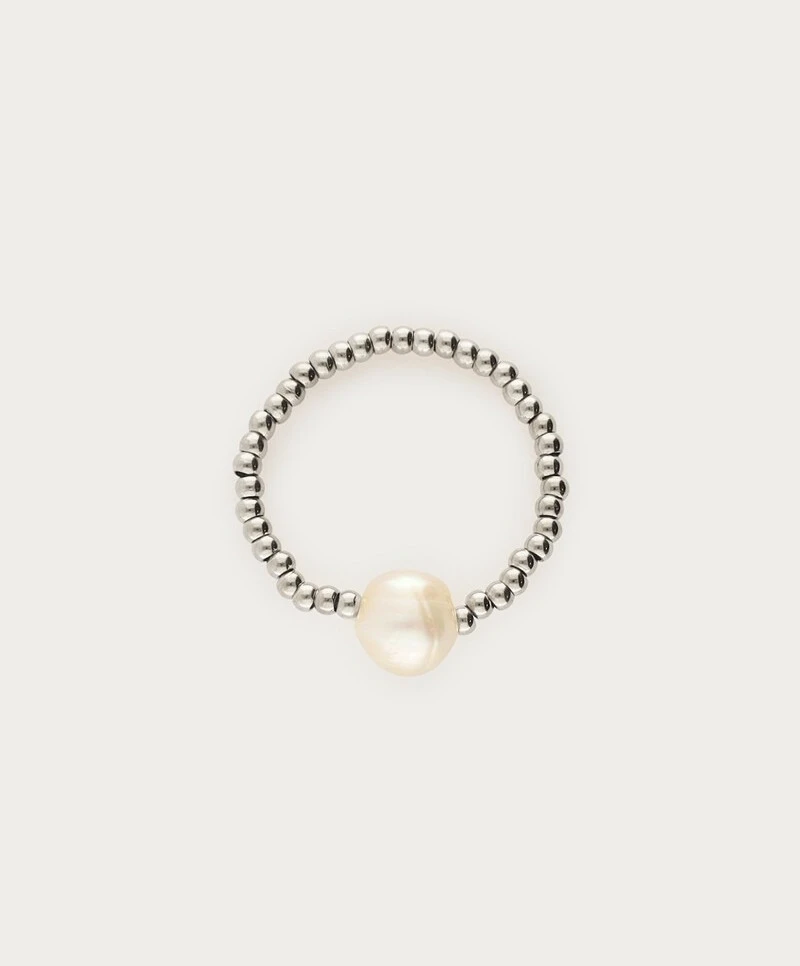 My Jewellery Ring Dots Pearl Elastic