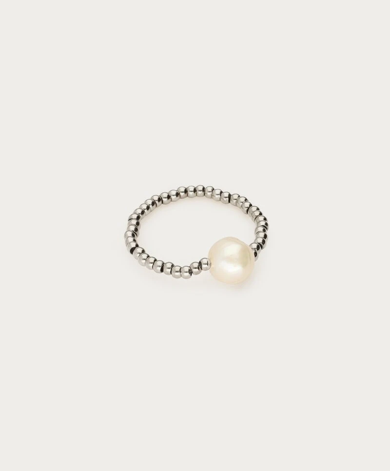 My Jewellery Ring Dots Pearl Elastic
