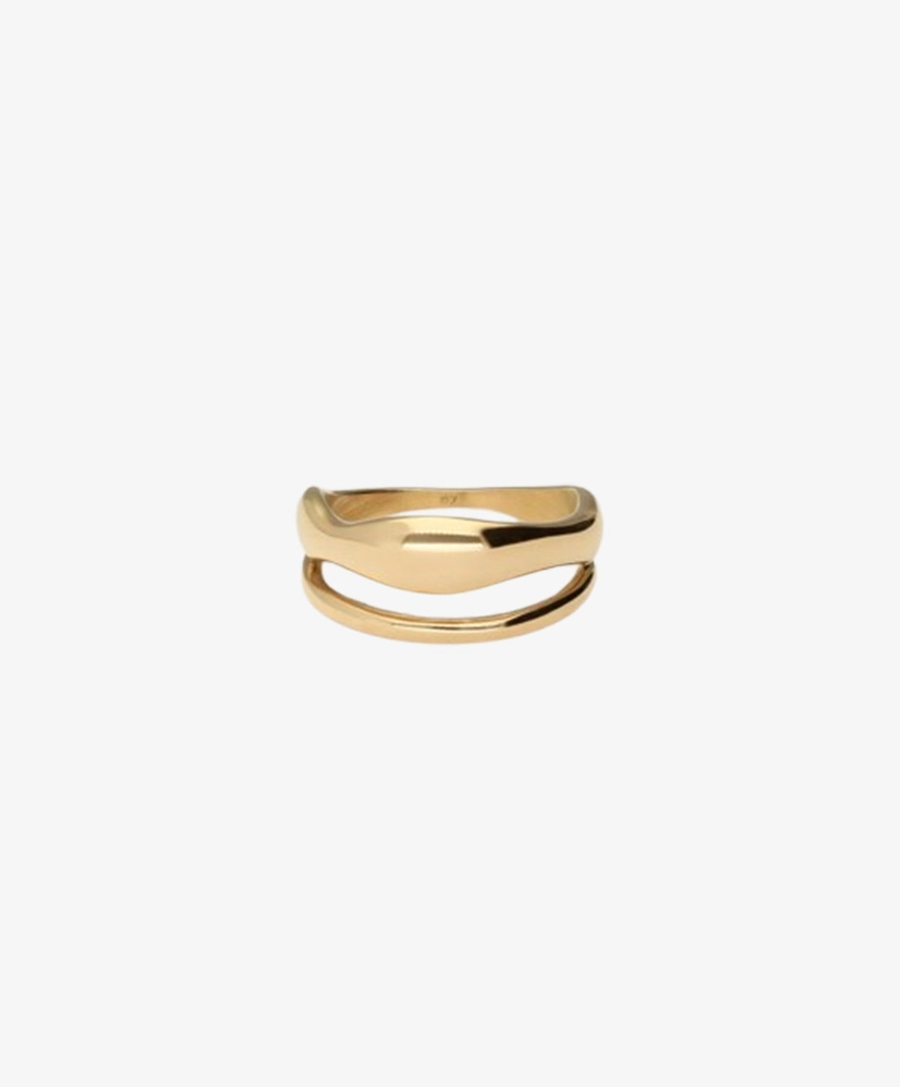 My Jewellery Ring Double Organic Shape