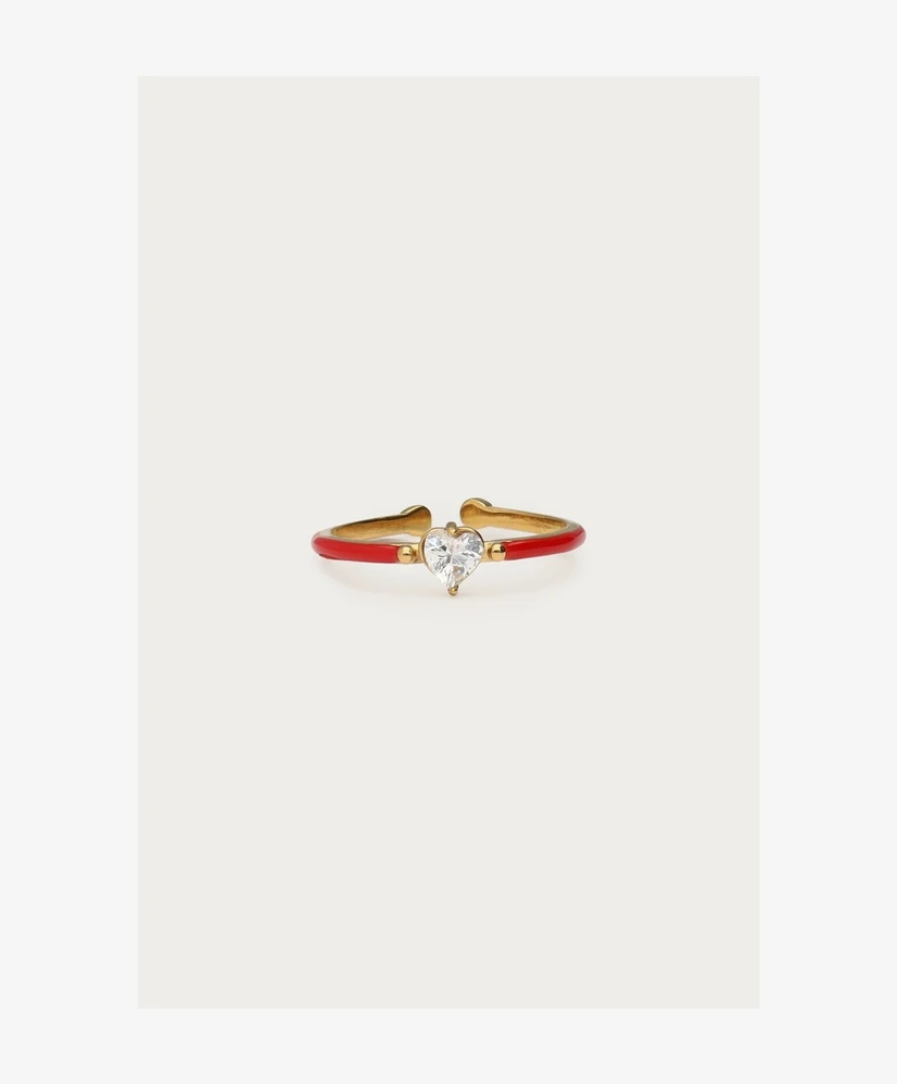My Jewellery Ring Fine Red
