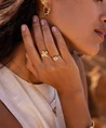 My Jewellery Ring Flower Pearls