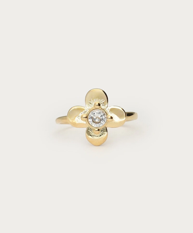 My Jewellery Ring Flower Strass
