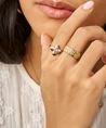 My Jewellery Ring Flowers Handpainted