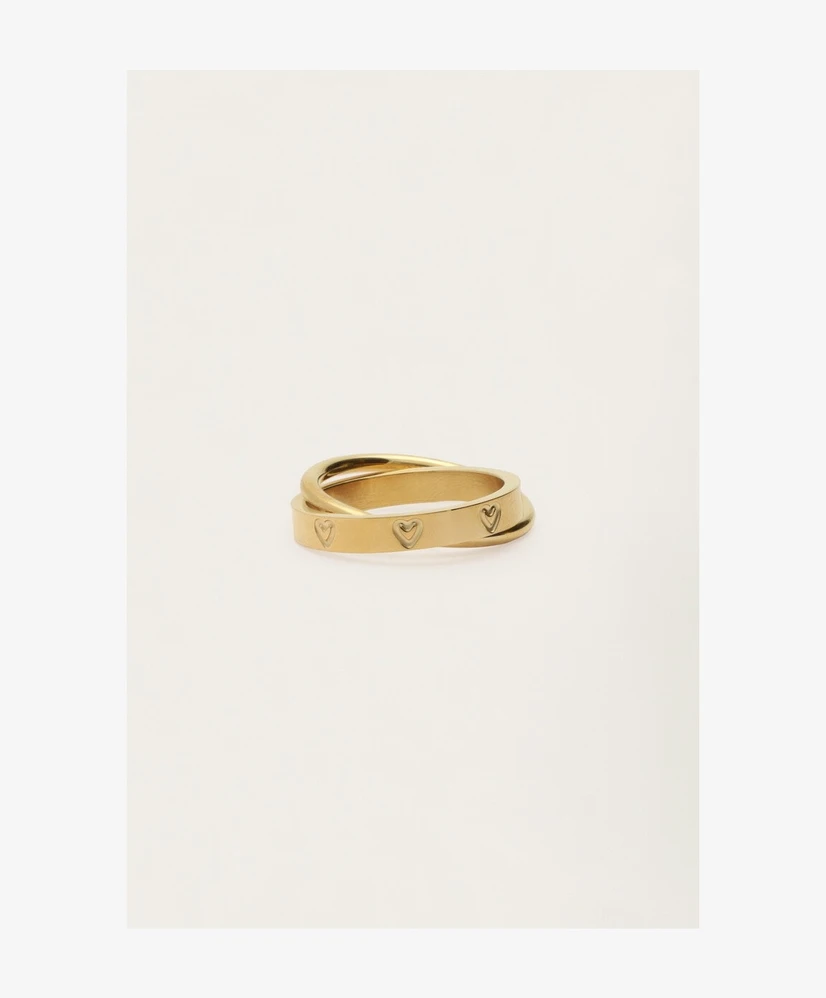 My Jewellery Ring Hart Gegraveerd