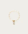 My Jewellery Ring Pearls Strass Elastic