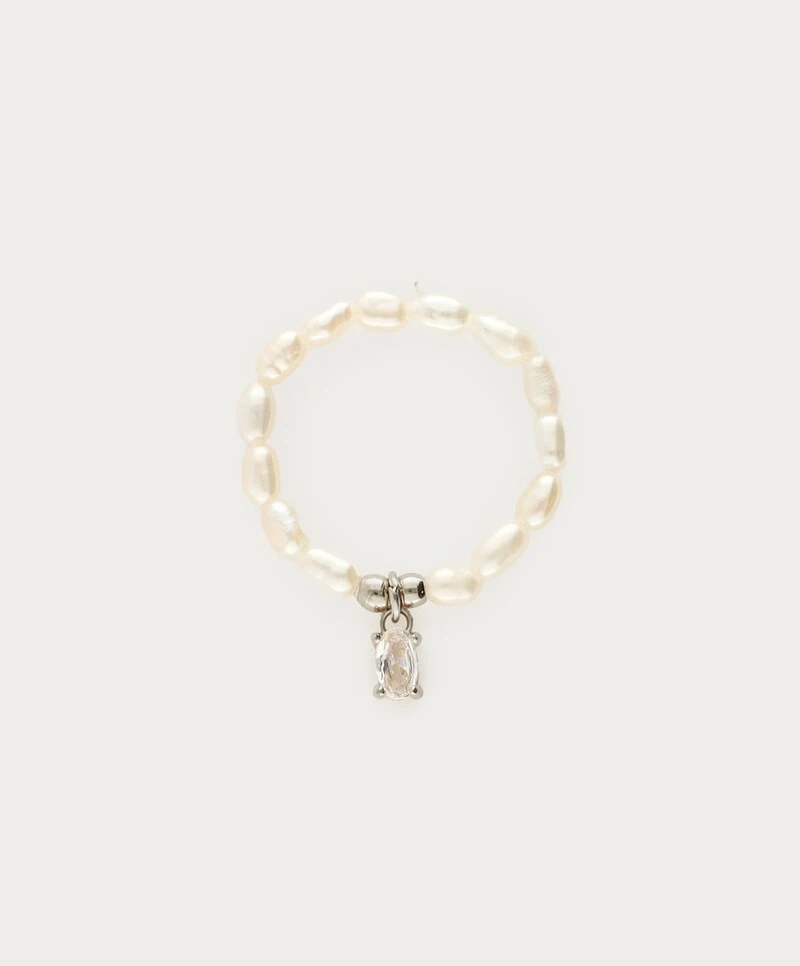My Jewellery Ring Pearls Strass Elastic