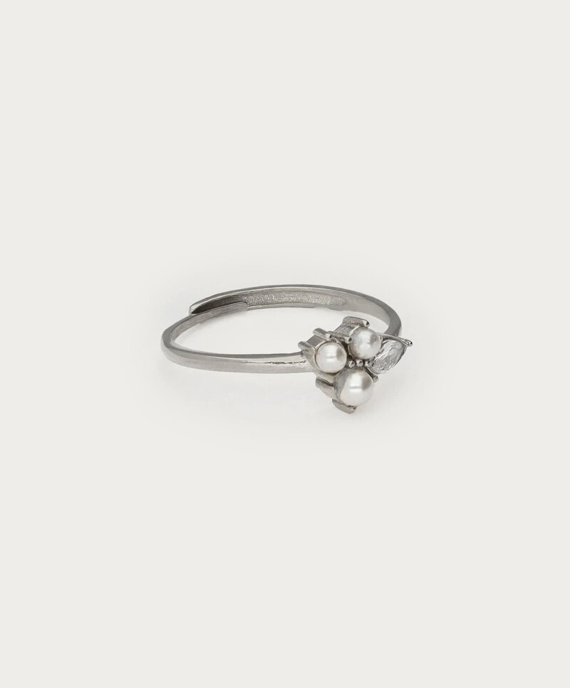 My Jewellery Ring Strass Pearl