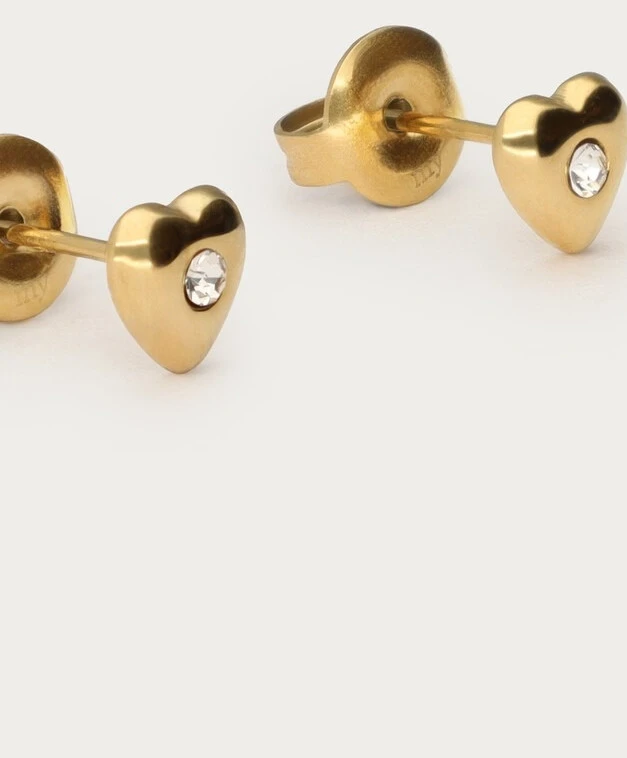 My Jewellery Studs Hart Strass