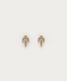 My Jewellery Studs Leaf Strass