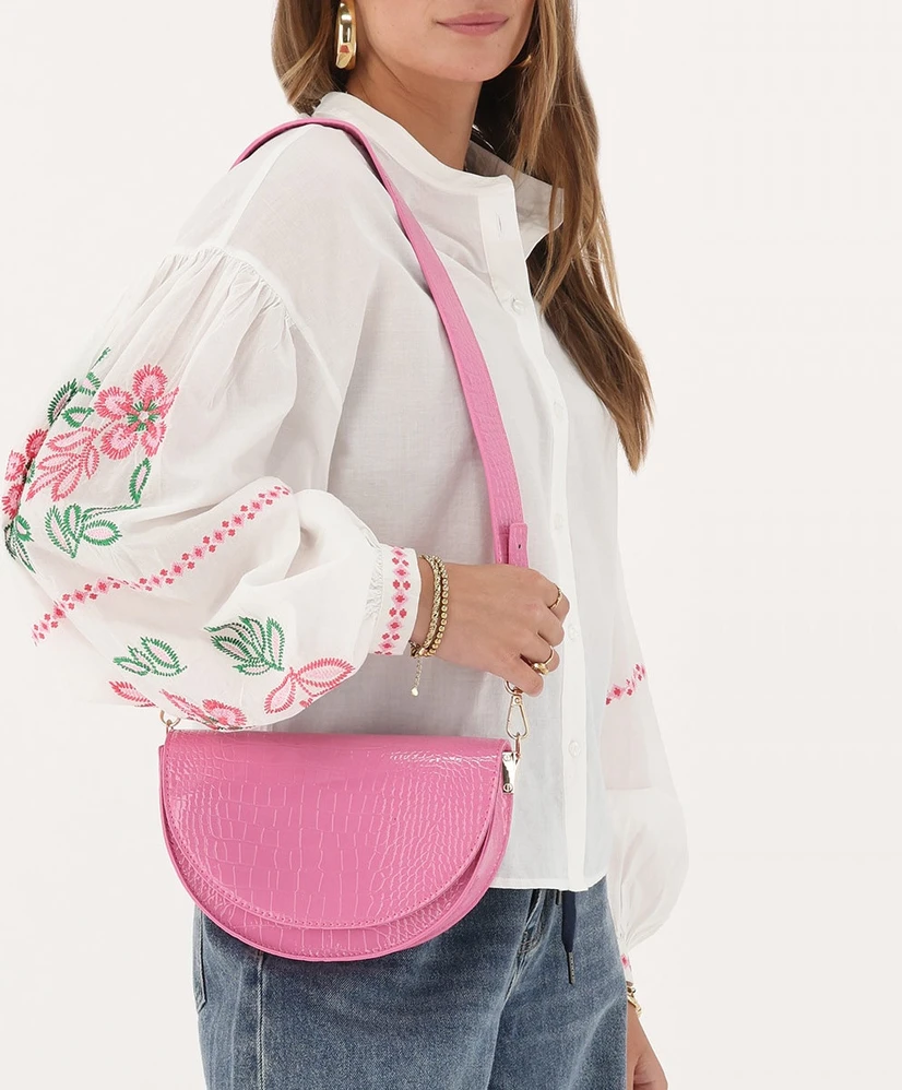 My Jewellery Tas Croco Half Moon