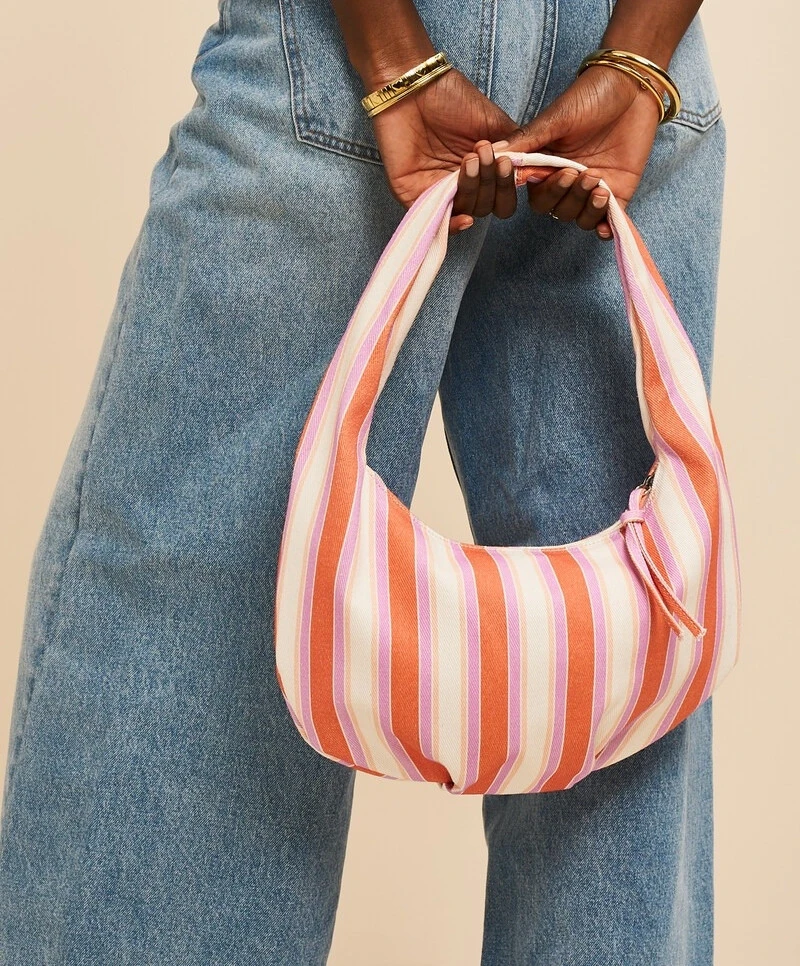 My Jewellery Tas Denim Stripe