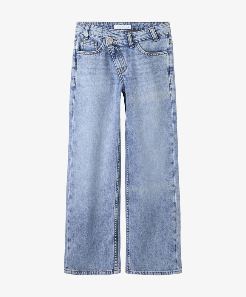 NAME IT Jeans Wide Leg Asymmetrisch