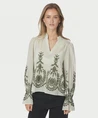 Neo Noir Blouse Amara Stripe