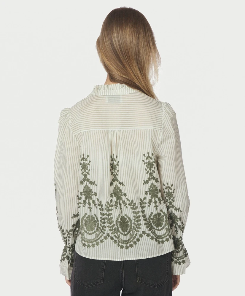 Neo Noir Blouse Amara Stripe