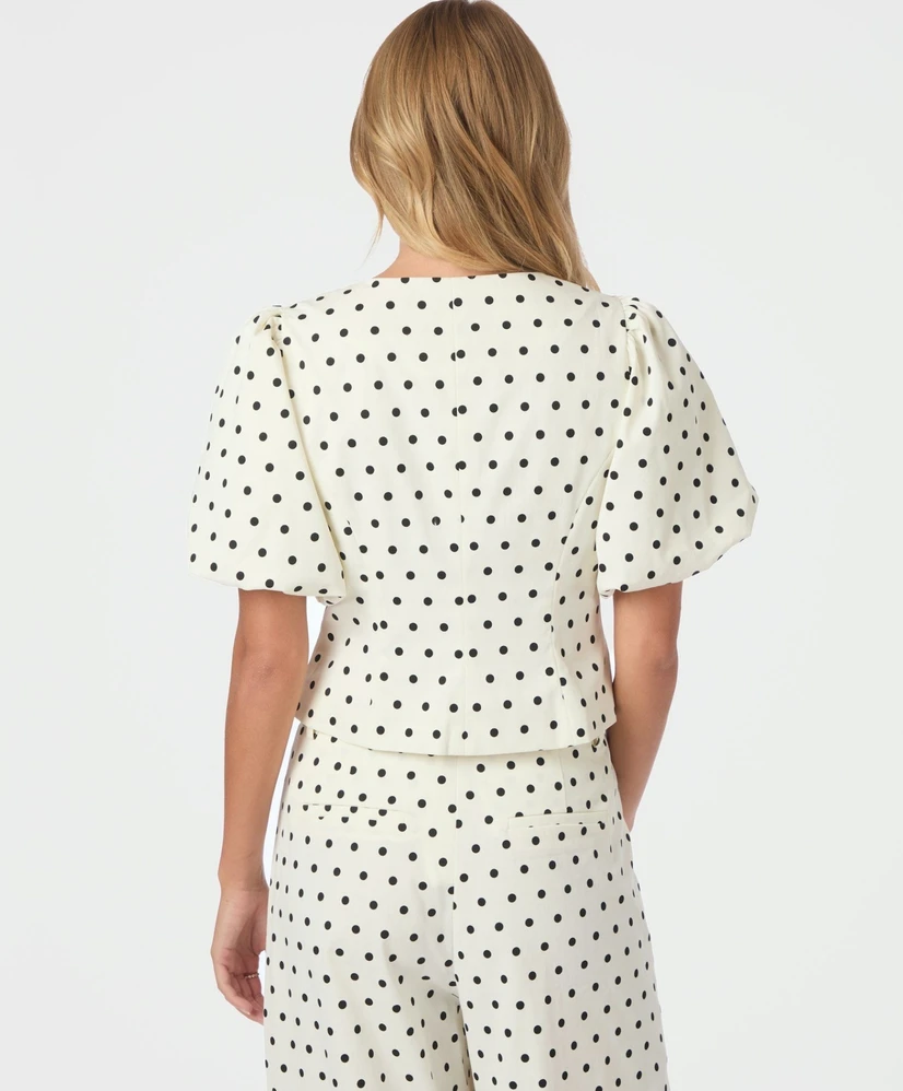 Neo Noir Blouse Anela Dot