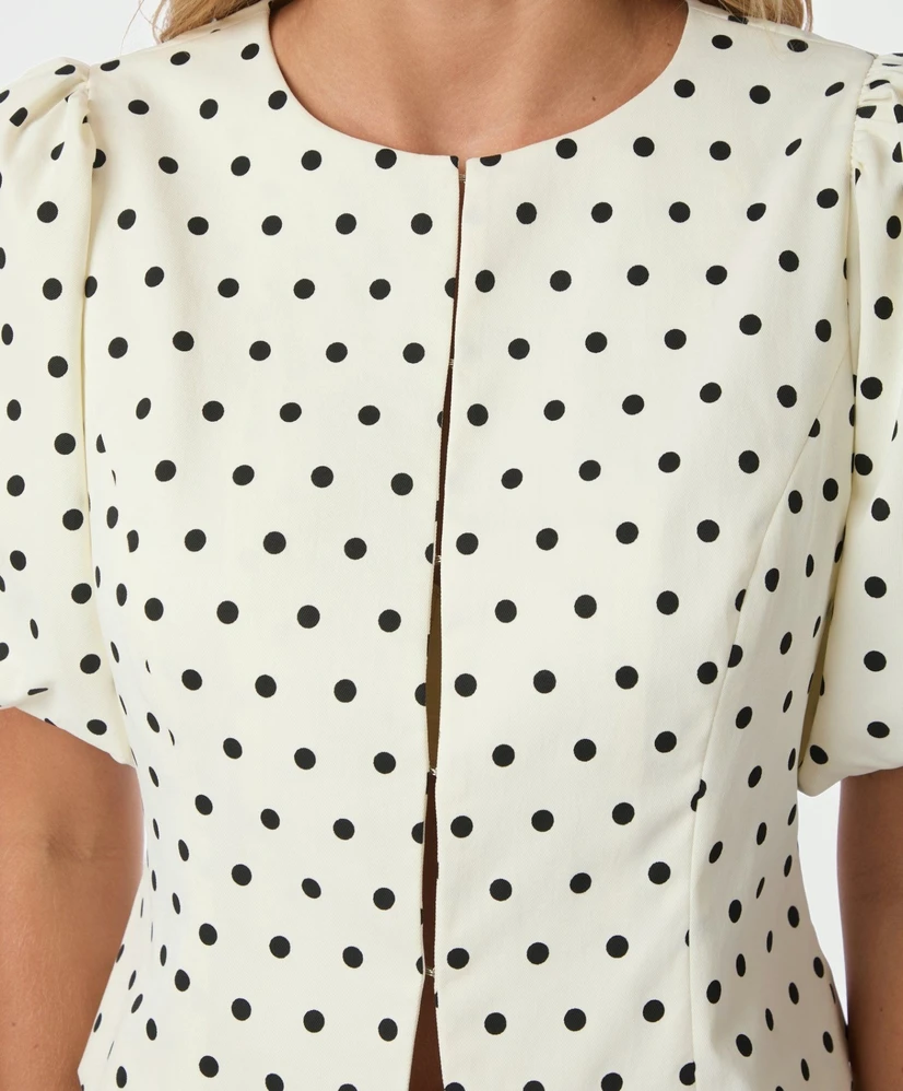 Neo Noir Blouse Anela Dot