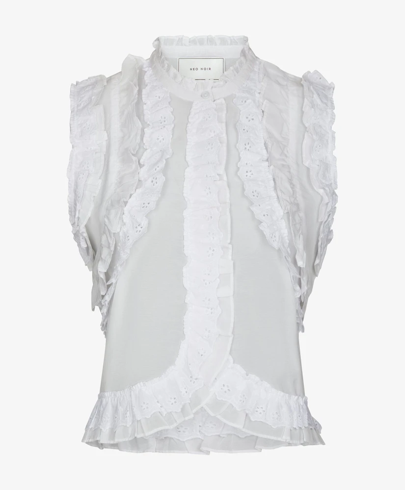 Neo Noir Blouse Celia Ruffle