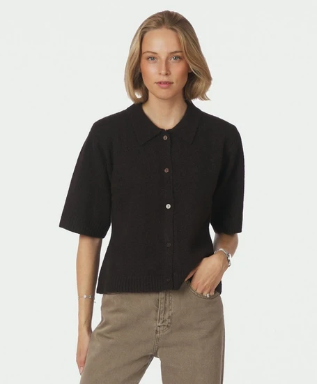 Cunna knit blouse dark brown