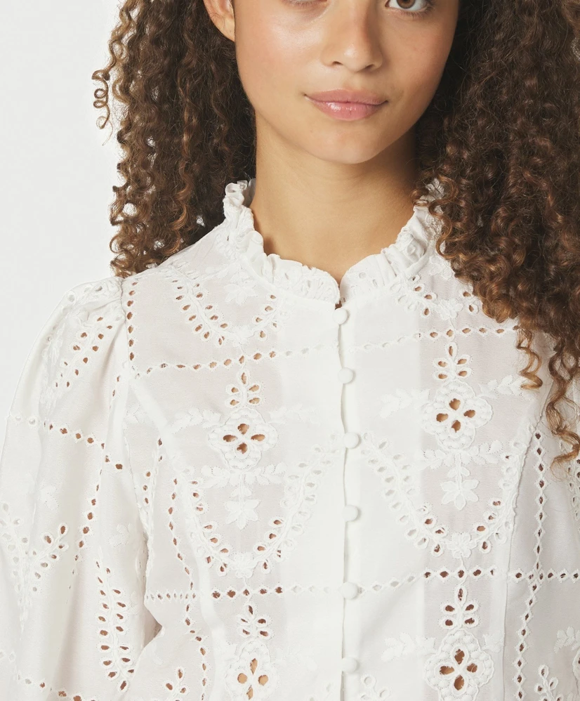 Neo Noir Blouse Gilda Embroidery