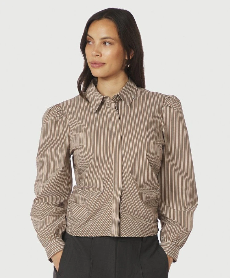 Neo Noir Blouse Ritta Stripe